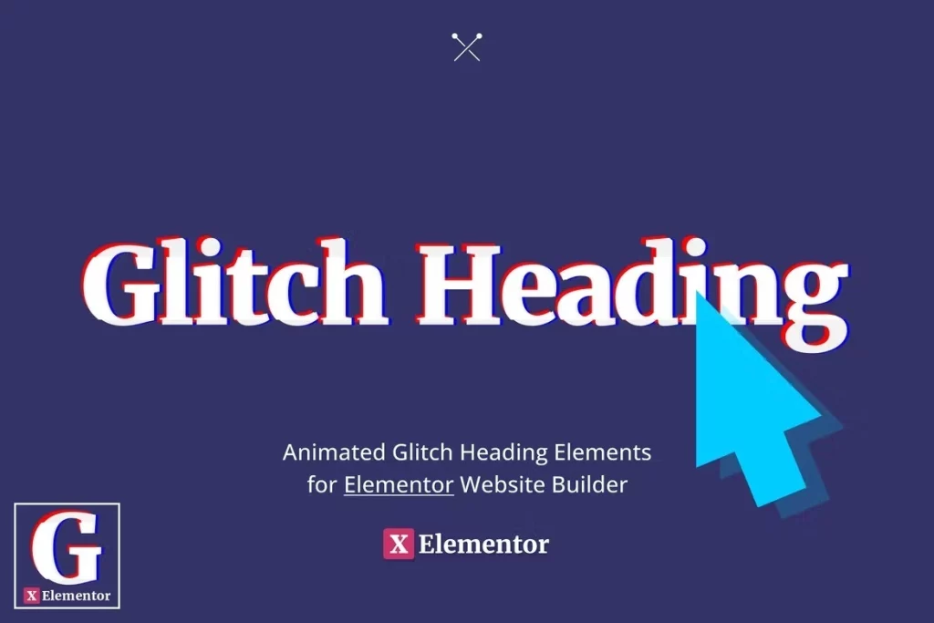 Glitch Heading is the best element for creating glitched website post headings and titles if you use Elementor Website Builder. Make your heading more attractive and impress readers on your blog or customers on your online store with Glitch Heading.