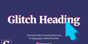 Glitch Heading is the best element for creating glitched website post headings and titles if you use Elementor Website Builder. Make your heading more attractive and impress readers on your blog or customers on your online store with Glitch Heading.