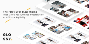 Get the sleek and modern Glossy - Fashion Blog Theme for Stylish Affiliation. Perfect for fashion bloggers who want their content to shine. Available on Bevaultx.