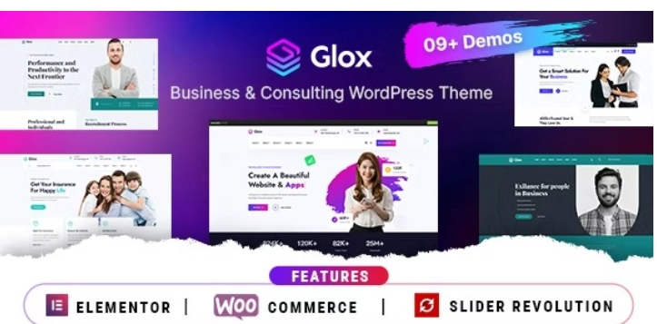 Glox is a Modern Multipurpose Business Consulting  Finance WordPress Theme. The theme is suitable for any consulting agency