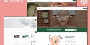 Go Spa Beauty Salon and Spa Services WordPress Theme is a responsive