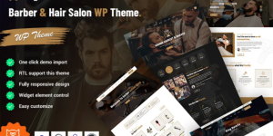 Discover Gogrin - Barber  Hair Salon WordPress Theme