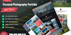 Gogrin is a personal photography portfolio WordPress theme. A beautiful theme for personal photography portfolio trade companies and online support professionals. It's clean