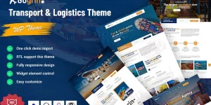 Gogrin is a transport  logistics WordPress theme. Gogrin has a clean