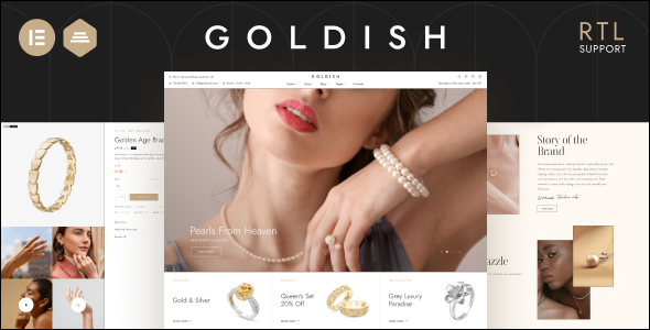 Goldish – Jewelry Store WooCommerce Theme: Sparkle and Shine in the Digital Marketplace Welcome to the world of Goldish – Jewelry Store WooCommerce Theme