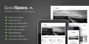 Good Space - Responsive Minimal WP Theme Review Hey WordPress fanatics and developers! Today