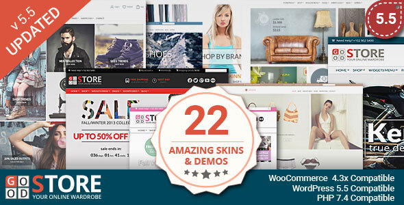 Discover the ultimate customizable GoodStore WooCommerce Theme for your WordPress site. Boost your online store with its stunning design and powerful features.