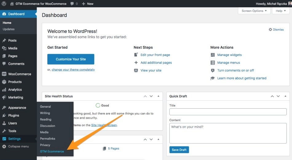 This extension pushes standard eCommerce information – GA4 Commerce and UA Enhanced eCommerce compatible – to GTM Data Layer. Once this information is available in your GTM workspace you can plug in and use any tool available