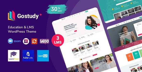 Gostudy is a solution for creating Educational Websites