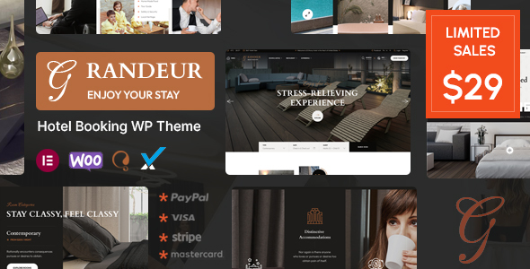 Discover the Grandeur Hotel Booking WordPress Theme