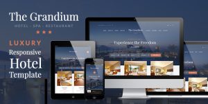 Elevate your hotel website with the Grandium Responsive WordPress Hotel Theme. Explore premium features and seamless navigation for an exceptional user experience.