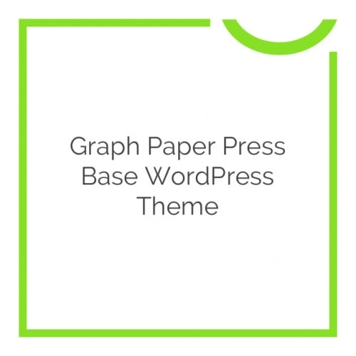 Discover the Graph Paper Press Base WordPress Theme