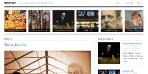 Discover the High-Def WordPress Theme by Graph Paper Press