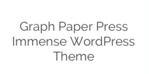 Discover the Graph Paper Press Immense WordPress Theme