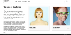 Discover the Side Swipe WordPress Theme by Graph Paper Press—a responsive