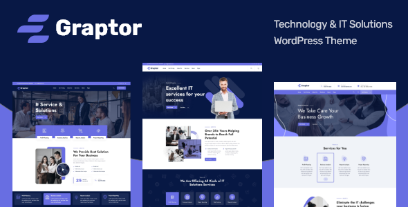 Graptor: The Ultimate Technology  IT Solutions WordPress Theme Introducing Graptor