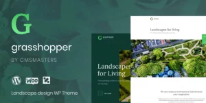 Grasshopper is a premium modern WordPress theme built for landscaping companies