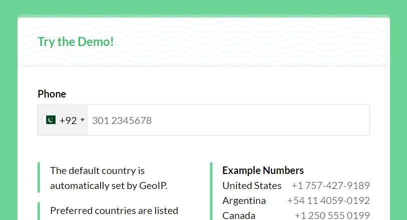 Gravity Forms Advanced Phone Field enhances the Phone field in Gravity Forms to automatically validate phone numbers and add an interactive drop down for selecting country codes. Additionally