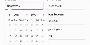 Create complex and precise calculations based on any combination of Date