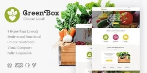 Green Box is the perfect WordPress theme for your organic farm