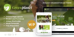 Create a stunning website for your environmental non-profit with Green Planet! Get it and other themes free via Bevaultx. Elevate your online presence today.