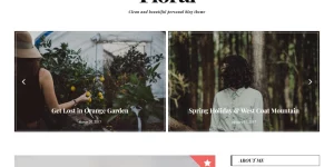 Floral is a beautiful WordPress blog theme for personal blogs. Floral has a modern