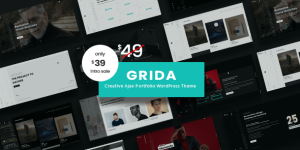 Grida is a new portfolio concept for creative agencies and freelancers. Graphic designers