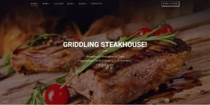 Griddling is an extraordinary restaurant WordPress theme for barbecue