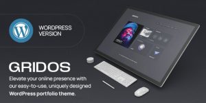 Showcase your creativity with GRIDOS: a versatile WordPress theme perfect for designers. Download premium themes free on Bevaultx!