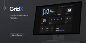 Elevate your digital presence with GridX - Personal Portfolio WordPress Theme. Perfect for creatives