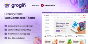 Discover Grogin WooCommerce Theme for your online grocery store. Exclusive on ThemeForest. Subscribe to Bevaultx for access to free WordPress themes.