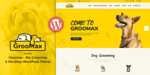 Groomax - Pet Grooming Shop WordPress Theme Looking for a stylish and functional pet grooming theme for your WordPress site? Groomax - Pet Grooming Shop WordPress Theme is the perfect choice! This theme is designed specifically for pet grooming shops