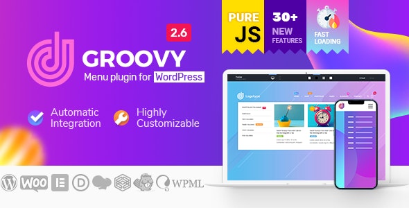 Highly customizable mega menu WP plugin from Grooni authors Crane theme. You’ll get a kick out of navigation as you can set any kind of a menu on the website.