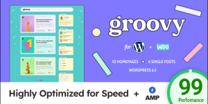 Groovy is an unique  super modern Blog created by EstudioPatagon following all the latest trends. Highly focused in Speed and Vivid Colors