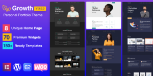 Growth – Personal Portfolio Theme is an trendy