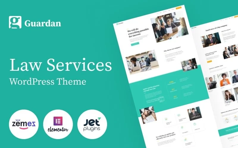 Introduce your law company in an attractive way with Guardan theme. You will be able to highlight the main and important features of your company easily. There are pre-made pages