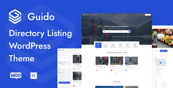 Create a stunning directory site with Guido Directory Listing WordPress Theme. Download now on ThemeForest and Bevaultx. Optimize with great features!