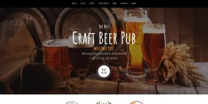 GutenBerg is a fully editable responsive WordPress theme intended for bringing beer restaurants and taverns on the web. The layout is spacious and easy-to-scan. The front page is focused on a remarkable presentation of pub snacks and beer menu. Online table reservation form is another great feature that brewery websites…