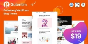 Gutentim is a modern and clean Gutenberg WordPress Blog theme based on the Gutenberg page builder. Unlimited design solutions can be created with great flexibility of settings and blocks options. Gutentim best suitable for guest post blog