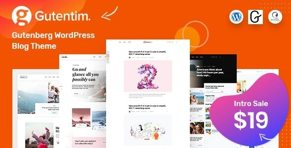 Gutentim is a modern and clean Gutenberg WordPress Blog theme based on the Gutenberg page builder. Unlimited design solutions can be created with great flexibility of settings and blocks options. Gutentim best suitable for guest post blog