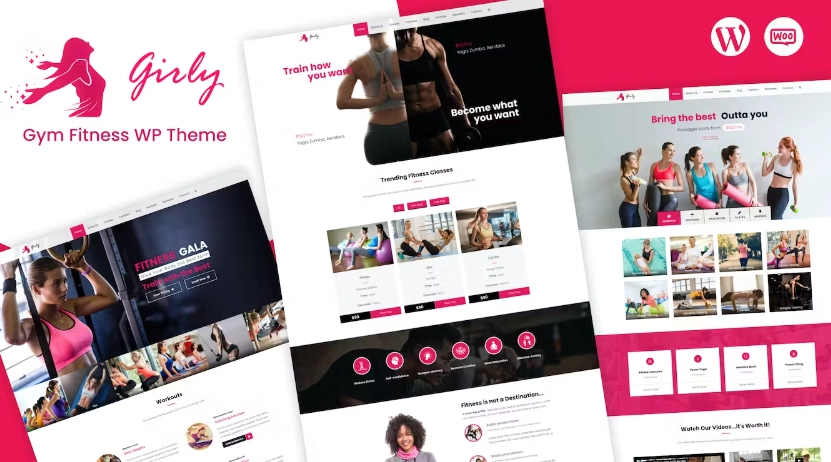 Elevate your fitness website with the Women Fitness WordPress Theme! Perfect for gyms