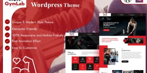 GymLab Premium Wordpress Theme WordPress Theme