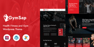 Elevate your fitness business with the Gymsap Health Fitness and Gym WordPress Theme! Enjoy stunning design