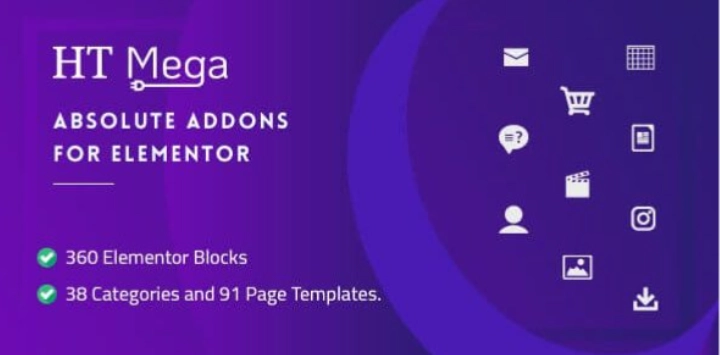 Transform your website with HT Mega Pro's 80+ unique elements  360 pre-designed blocks for Elementor. Elevate your design with ease. Learn more now!