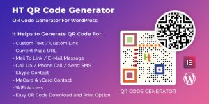 Effortlessly create and integrate custom QR codes with HT QR Code Generator for WordPress. Fully compatible with ThemeForest themes. Subscribe to Bevaultx!