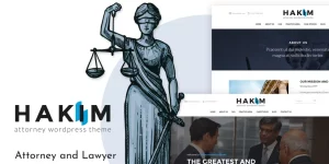 Hakim is Attorney and Lawyer WordPress Theme that crafted with modern design. This theme is suitable for Lawyer