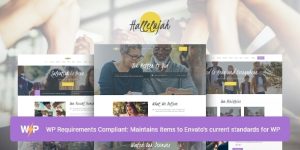 Elevate your church's online presence with Hallelujah - a beautifully designed