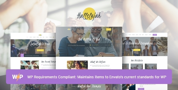 Elevate your church's online presence with Hallelujah - a beautifully designed