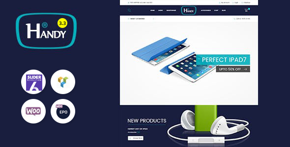 Create a stunning online marketplace with Handy Shop WooCommerce WordPress Theme. Fully customizable