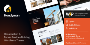 Looking to revamp your website with a world-class theme? Say hello to the Handyman Construction Repair Services WordPress Theme – your ultimate solution for creating a professional and engaging online presence. This theme is perfect for businesses in the construction and repair services niche